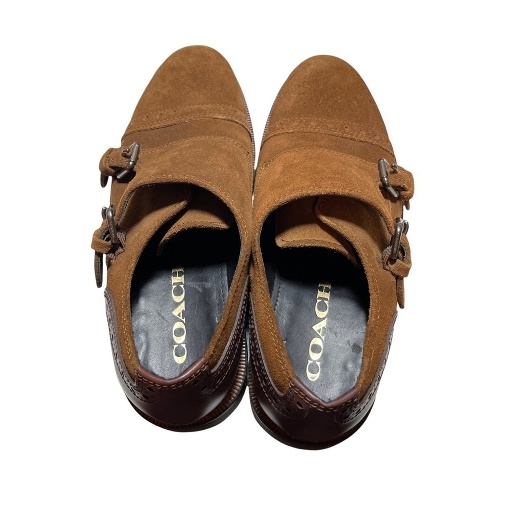 Coach Men Suede Shoes Size 7.5 - Picture 4 of 8